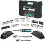 Duratech 93 Piece Mechanics Tool Set, Sae-metric Sockets 1/4-3/8" 90 Ratchets. Fixed Price $56.00.