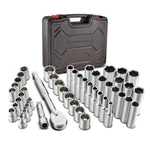 Powerbuilt 47 Piece Mechanics Tool Set, 3/8-INCH Drive, Sae And Metric Socket.... Fixed Price $72.95.