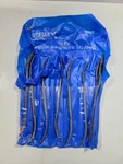 Steelex D2862 Pc Riffler Rasp File Set Medium Cut Blue Pouch Metal Hand Tool. Fixed Price $13.59.