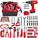 Tool Set 48 Piece With Electronic Drill& ,pretend Play Toys F.... Fixed Price $40.73.