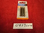 (2) Kobalt S2 High Grade Tool Steel 1/4-IN Quick Change Flat Screwdriver Bits. Fixed Price $10.99.