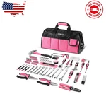 Dekopro Pink Tool Set For Women Ladies Girls, 226-PIECE Household Hand Kit. Fixed Price $90.98.
