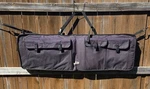 Utv Double Gun Carrier Storage Case Rack Durable Strong Classic Accessory Black. Fixed Price $85.00.