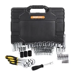 Vevor 121-PIECE Mechanics Tool Set 1/4 3/8 1/2 Drive Sockets Sae And Metric. Fixed Price $146.94.