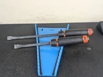 #BN085 Mac Tools Orange PB12CO PB15CO 2PC Comfort Grip Striking Pry Bar Set. Fixed Price $89.95.