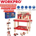 Workpro Wooden Workbench Kit 70PC Kid Tool Building Toy Set For Toddler 3+. Fixed Price $53.99.