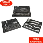 Husky Mechanics Tool Set In Portable Eva Trays (290-PIECE) Quick-release Button. Fixed Price $304.99.