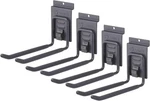 Trinity Heavy Duty Slatwall Double Hooks With Spring-lo, 8-INCHES, Dark. Fixed Price $77.99.