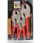 3-PIECE Locking Pliers Set 5 7 10 Nickel Plated Red Handles. Fixed Price $21.50.