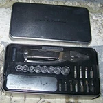 New Croft & Barrow Deluxe Plier And Ratchet Set Multitool W/ Metal Case Gift. Fixed Price $22.45.