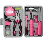 Tool Set 25PC Pink Household Diy Kit For Women,small Mini Box E.... Fixed Price $26.39.