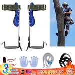 Tree Climbing Spike Set Safety Belt Adjustable Steel Climber & Gloves Tool. Fixed Price $66.51.