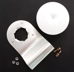 Blower Bracket With Deflector (round) For J And Part# Vbmbrkt-rnd. Fixed Price $25.25.