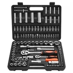 New Hot/ Socket SET,108 PIECES,1/4&1/2 Inch Drive And Ratchet Set,metric. Fixed Price $79.99.