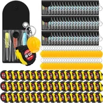 180 Pcs Mini Construction Helmet Keychains Tape Screwdrivers Tool Adult Men G.... Fixed Price $111.71.