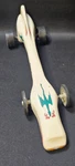 Vintage CO2 Dragster Derby Car With Pitsco Wheels White. Fixed Price $25.49.