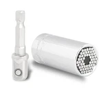 Universal Socket With Power Drill Adaptor, Fits 1/4-3/4 Inch. Fixed Price $20.22.