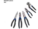 Kobalt 5 Piece Plier Set Assorted 6273704 Chrome Nickel New Free Usps Shipping !. Fixed Price $27.98.