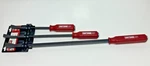 New Craftsman Usa 43395 3PC Red Hard Handle Strike Cap Pry Bar Set - 12" 17" 25". Fixed Price $149.99.