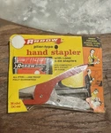 Arrow Plier Type Hand Stapler Vintage Dead Stock New 1,000 Staples All Steel Usa. Fixed Price $19.99.