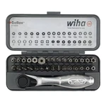 Wiha 74958 32 Piece Gobox Security Bit Set With Mini Ratchet. Fixed Price $68.05.