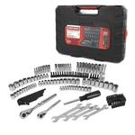 Craftsman 165 Piece Mechanics Tool Set W/ Case Socket Hand Wrench Sae Metric. Fixed Price $96.00.
