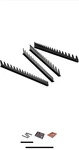 Ernst Mfg 6015 Bk Holds 40 Wrench - 4PC Rail Set Organizer Black. Fixed Price $11.99.