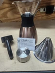 Asobu Copper/ Bronze Pour Over Coffee Maker 40 Oz Stainless Steel New Box. Fixed Price $34.95.