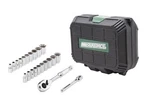 22 Piece 1/4" Drive Sae Metric Mechanics Tool Set Polished Chrome Vanadium Steel. Fixed Price $61.99.