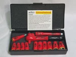 Wiha Tools 1000 Volt Insulated 13 Piece Inch Socket Set Ratchet 1/4" Drive. Fixed Price $250.00.