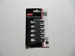 New Maxtech 10 Pc Power Nut Driver Set Chrome-vanadium Steel. Fixed Price $11.99.