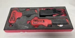 Snap-on Nanoaxcess Cordless 3.6V 1/4" Driver CTNN3040 & Inline CTNN1040. Fixed Price $300.00.