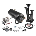 Train Horn Kit 4 Trumpets Semi Loud System 1.5G Air Tank 150PSI Fits Truck Car. Fixed Price $120.97.
