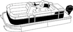7.6OZ Boat Cover Weeres Legacy Tiki Bar 220 2014-2015. Fixed Price $874.79.