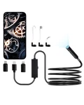 Vevor Endoscope Camera 1920P Hd Borescope For Android & Ios With 10FT Cable. Fixed Price $21.99.