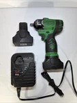 Matco MCL1638SIW 16V 3/8" Stubby Impact Wrench Kit Two Battery Charger Tested. Fixed Price $230.00.