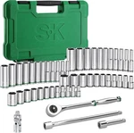Sk 1/4" Drive Socket Set With 216-P Quick-release Ratchet, 50-PIECE, One Size. Fixed Price $140.99.