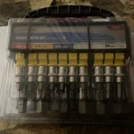 Jobsmart Socket Bit Set 1/4 3/8 1/2 Sae 24 Piece New. Fixed Price $25.00.