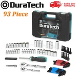 Duratech 93PC Mechanics Tool Set Sae Metric 1/4" 3/8" Drive Deep Socket Hex Keys. Fixed Price $55.99.