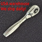 Tone RH2HS 1/4" Short 90MM Ratchet Handle Quick Release Button Made In Japan. Fixed Price $33.50.