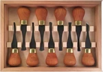Flexcut FRP405 Cherry Handle Deluxe Carving Set W/wooden Storage Box. Fixed Price $152.99.