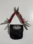 Sheffield Stainless Steel Multi Tool W/belt Pouch Sheath Case Anodized Red 10IN1. Fixed Price $22.99.