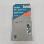 New Makita 742305-9 Sanding Belt 1/8 X 21 120 Grit 10 Pack. Fixed Price $12.99.