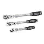 Steelman 1/2", 3/8", 1/4" Drive 72 Geared Teeth Extendable Flexhead Ratchet. Fixed Price $101.23.