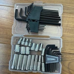41 Pcs Of Craftsman Tools Drive Sockets Sae Hex Keys. Fixed Price $36.00.