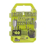 Ryobi Drill And Impact Kit Driver Driving Set 40 Piece. Fixed Price $18.27.