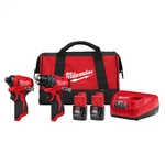 Milwaukee 3494-22 M12 Subcompact Brushless 2-TOOL Combo Kit. Fixed Price $254.35.