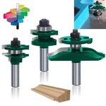 Pealife Stile Router Bit Set Raised Panel Rail 1/2 Inch Shank 3PC, Black. Fixed Price $38.85.