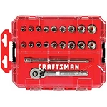 Craftsman Socket Set, Sae Metric, 1/4-INCH Drive, 20-PIECE (CMMT12008). Fixed Price $50.23.