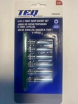 Teq Correct TP80322D 6 Pc 1/4-IN Drive Deep External Torx Socket Set. Fixed Price $16.00.